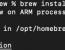 M1 Mac brew 실행시 Error: Cannot install in Homebrew on ARM processor in Intel default prefix 해결하기.